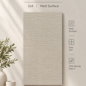 Tide Spring Decor – 2x4 Matt Fluted Tiles