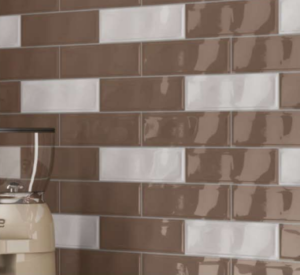 Subway Tiles 75×300mm Khakhi & LT Khakhi Glossy
