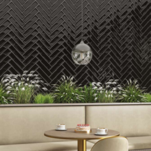 Subway Tiles 75x300mm Black Glossy