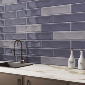 Subway Tiles 75×300mm DK Grey & Graphite Glossy